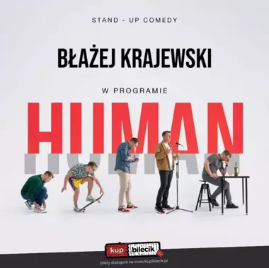 Błażej Krajewski w Modlinie - nowy program rozbiera człowieka na śmiech
