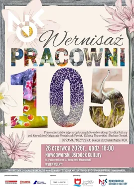 PRACOWNIA 105 zamyka sezon w NOK - obrazy, ceramika i muzyka