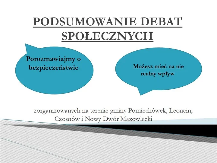 Cztery debaty w powiecie nowodworskim - sprawdzono, co zmieniło się od 2025 roku