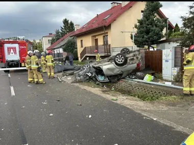 Dachowanie w Zakroczymiu. 23-latek trafił do aresztu