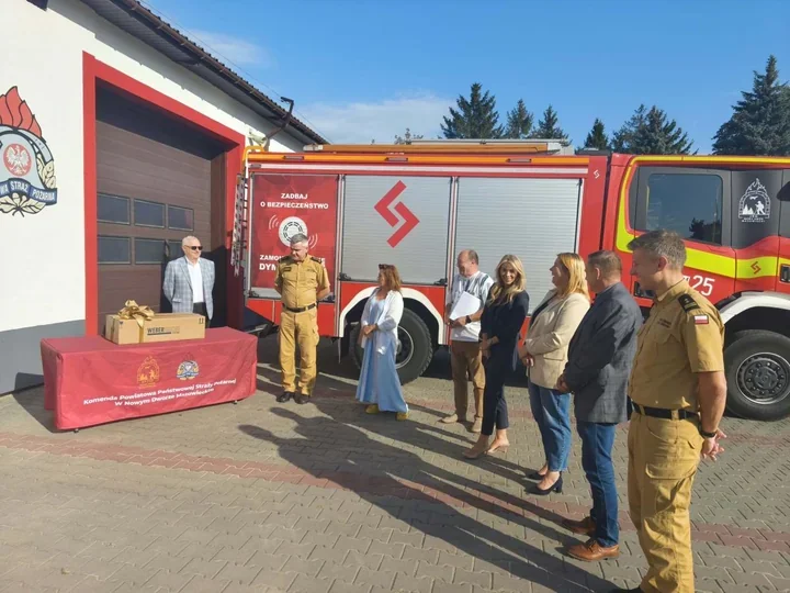 Strażacy z Nowego Dworu Mazowieckiego otrzymali nowy sprzęt ratowniczy