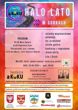 Rodzinny piknik w Górkach. Halo Lato ma połączyć zabawę i odpoczynek