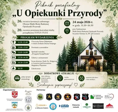 Rodzinny piknik przy sanktuarium. W Secyminie–Nowinach będzie wspólne święto