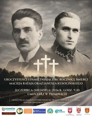 W Palmirach zaplanowano uroczystość pamięci Rataja i Kusocińskiego