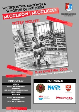 Młodzi pięściarze wejdą do ringu w Nowym Dworze i rozgrzeją halę NOSiR