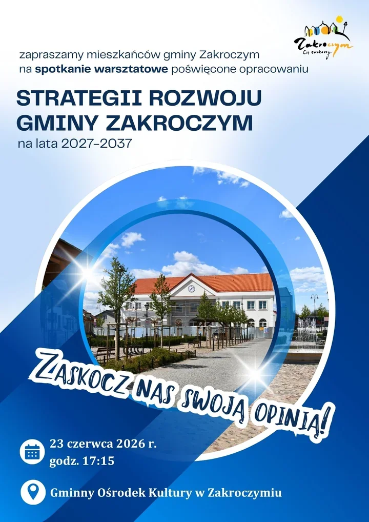 Zakroczym szykuje strategię na lata 2027–2037. Mieszkańcy mają współtworzyć plan