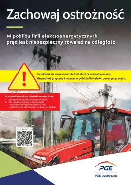 Jedna chwila przy linii może skończyć się tragedią. PGE przypomina zasady