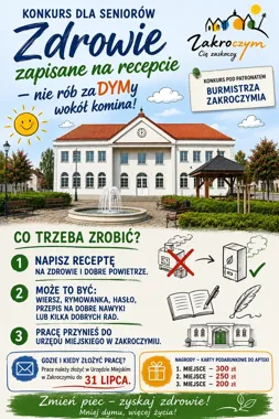 Seniorzy w Zakroczymiu napiszą własną receptę na zdrowie i czyste powietrze